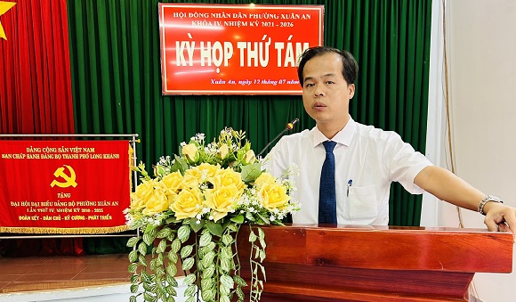 230712 HĐND phường Xuân An tổ chức Kỳ họp tám 3.jpg