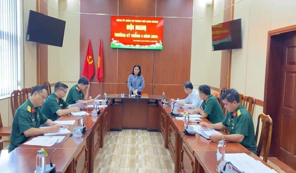 240425 Ban CHQS thành phố Long Khánh tổ chức hội nghị đảng ủy quân sự thường kỳ tháng 4 năm 2024.jpg
