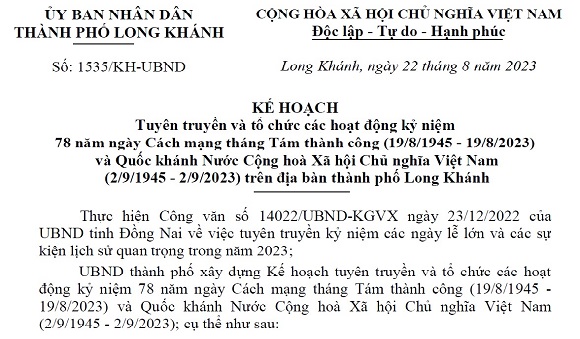 230827 Tuyên truyền và tổ chức các hoạt động kỷ niệm 78 năm ngày Cách mạng tháng Tám thành công1.jpg