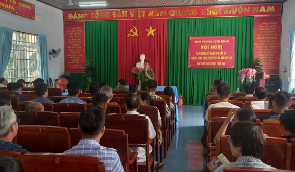230921 Xuân Thanh tổ chức hội nghị tập huấn kỹ năng cơ bản về phòng cháy 1.jpg
