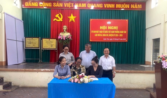 6. Hội nghị Uỷ ban MTTQ Việt Nam phường Xuân Tân lần thứ ba, khoá VIII, nhiệm kỳ 2024 – 2029 2.jpg